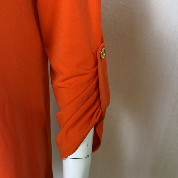 Michael Kors Tunic Top Orange Size Small - Picture 4 of 8